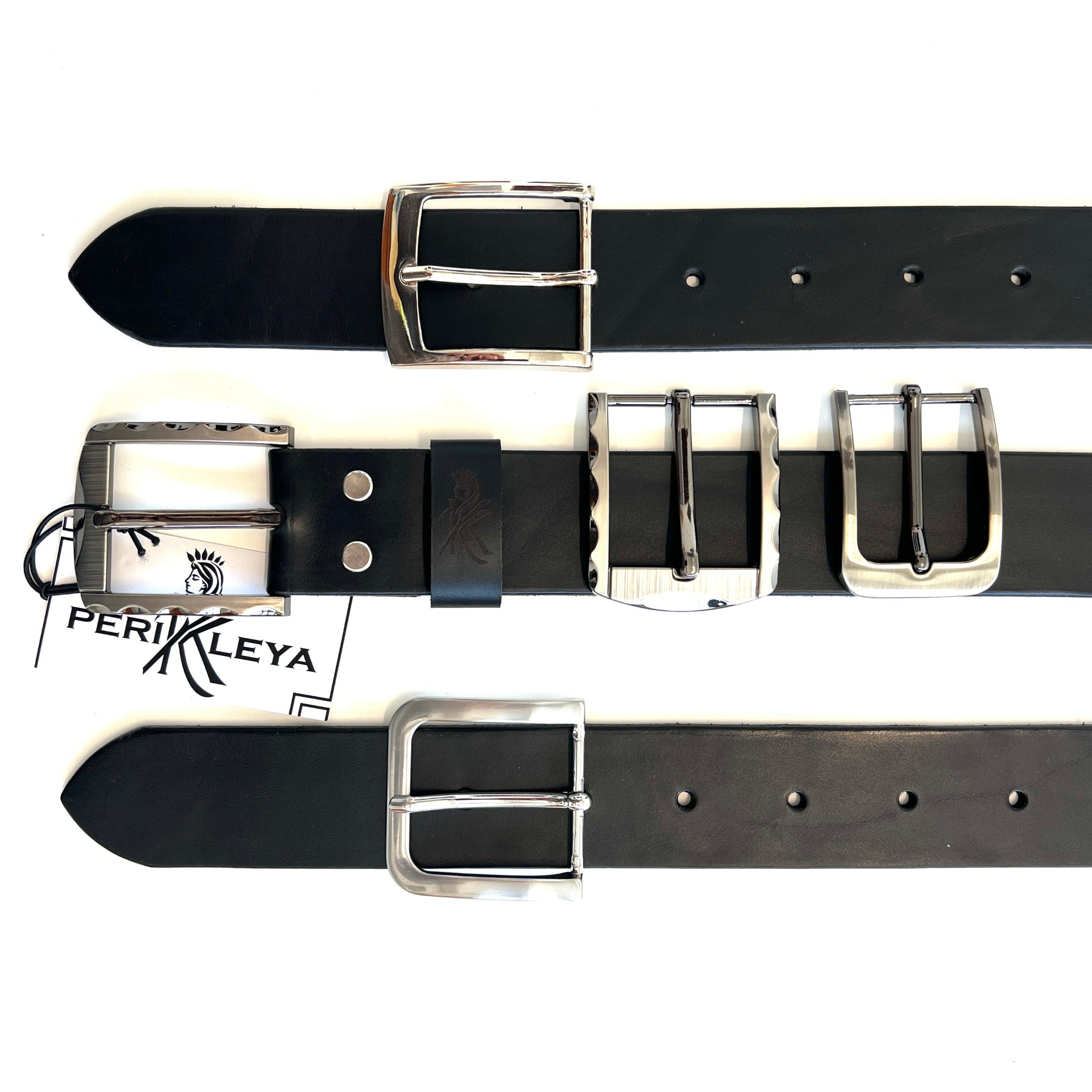 collezione cinture cuoio italiano con fibbia