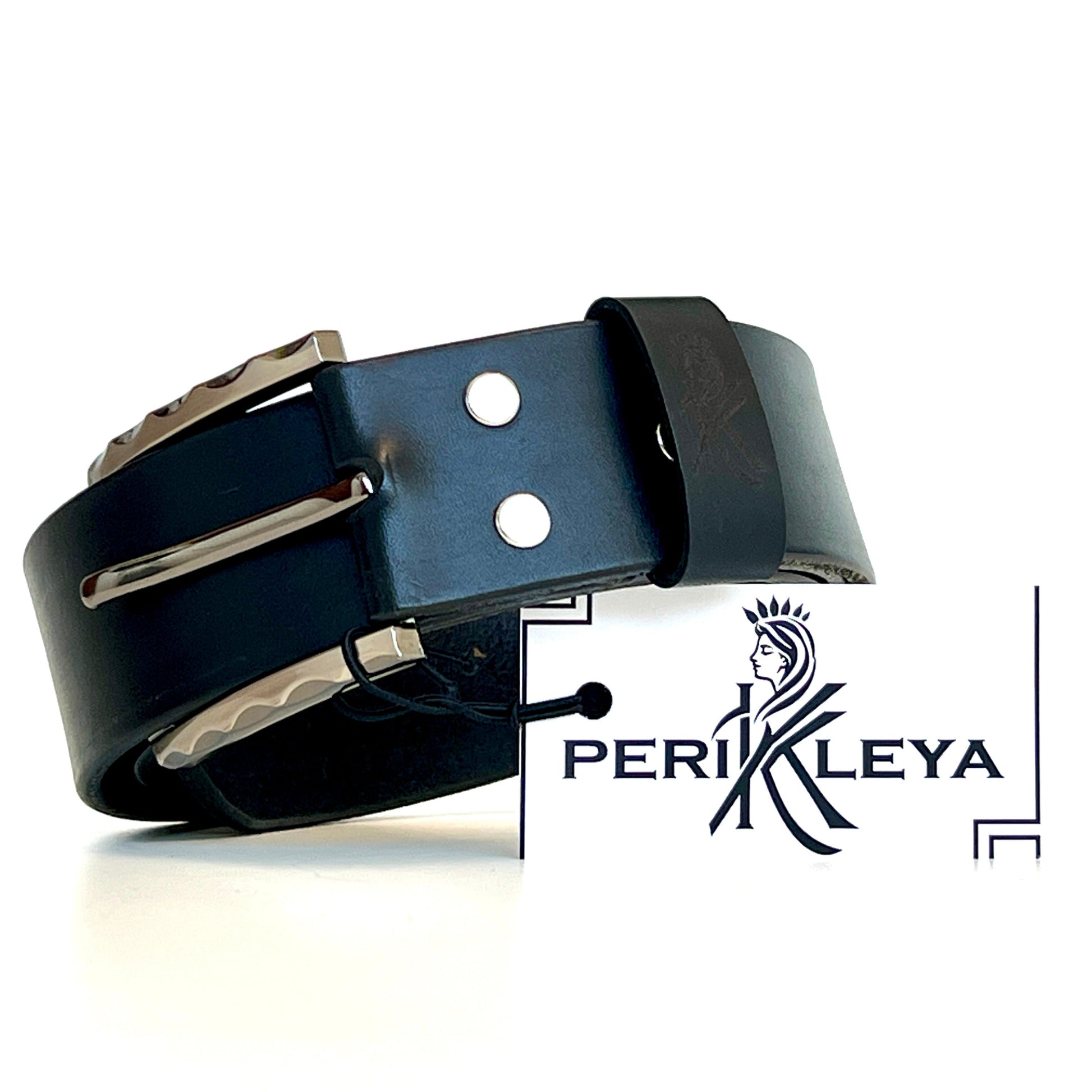 Cintura in vera pelle italiana con fibbia 