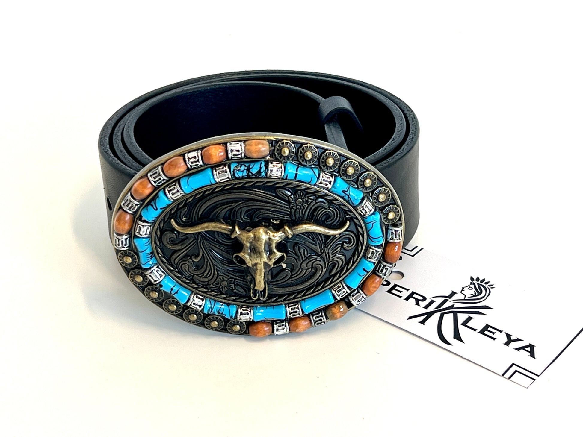 Cintura Texas in pelle